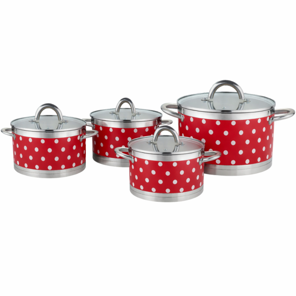 Inox jumbo set crveni 8/1